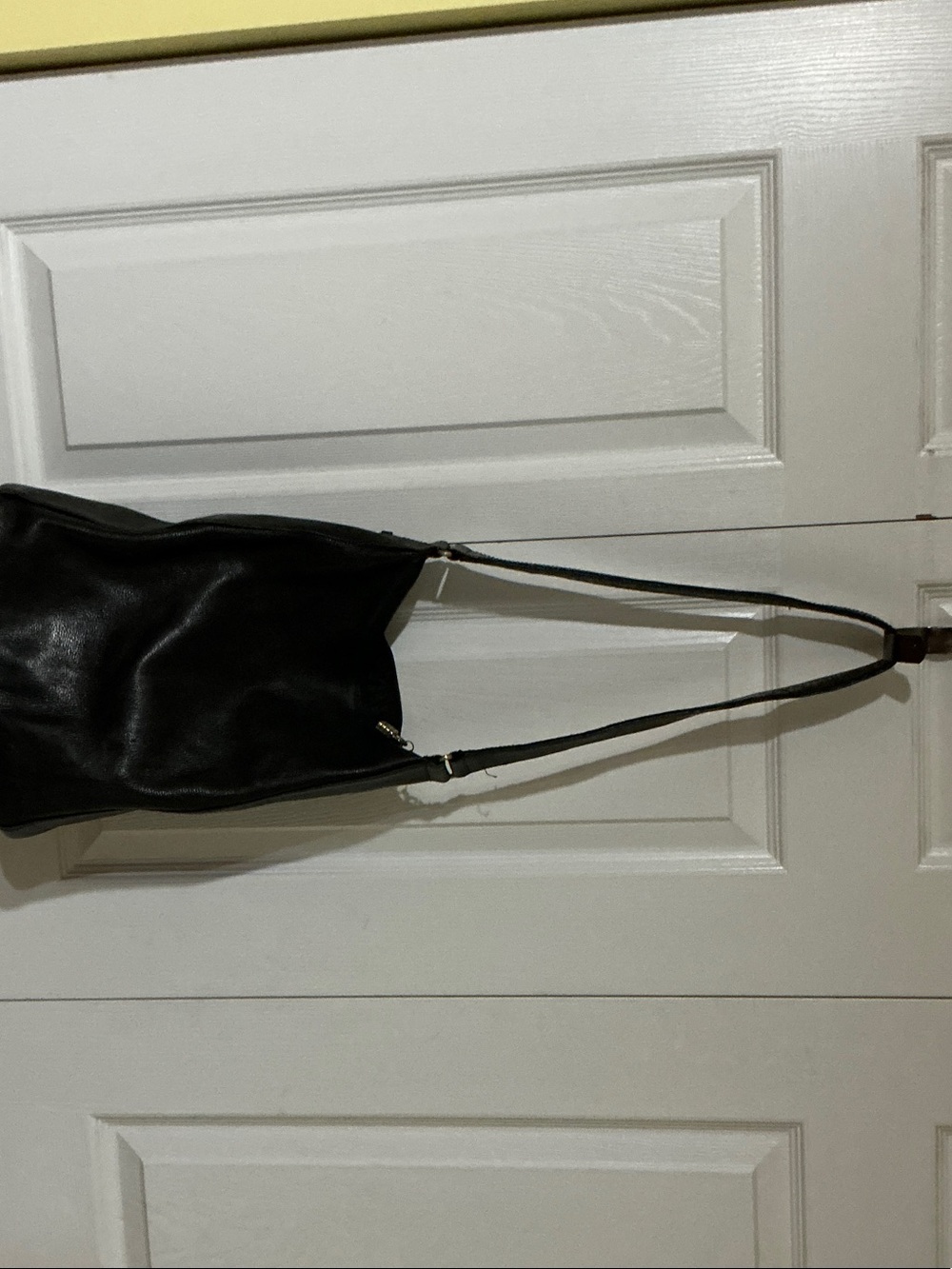 Fossil Black Leather Shoulder Bag
